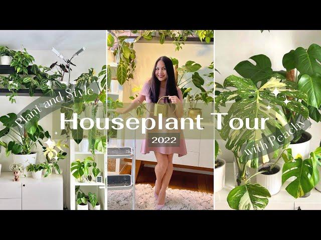 Houseplant Tour 2022 | Plant and Style with Peachy