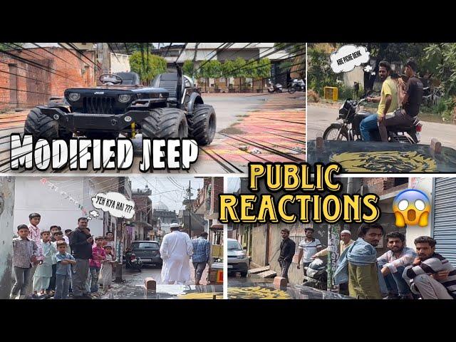 Modified jeep Public reactions  || Prince544 ||