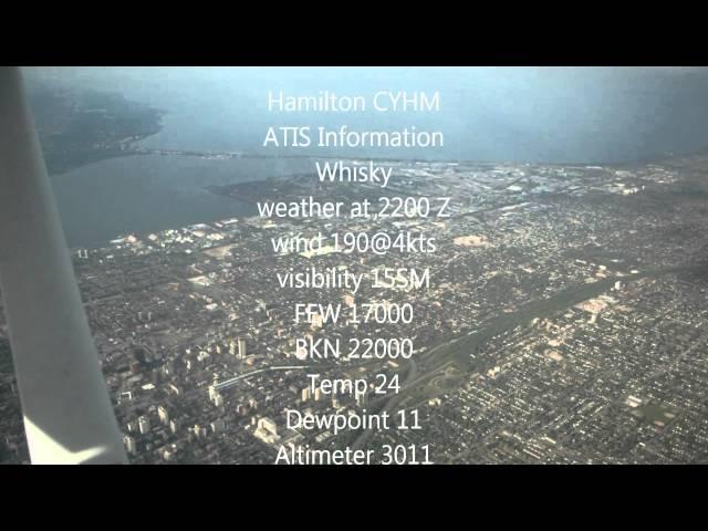 Hamilton Airport CYHM ATIS Whisky