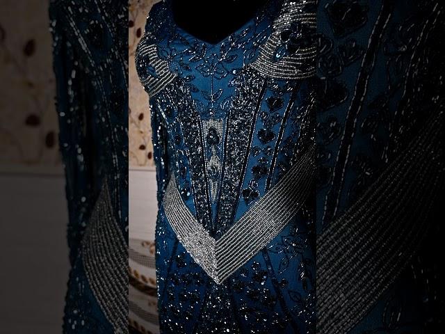 Trending Hand embroidery Evening gown Embrabelle export manufacturing factory #bridal #partywear