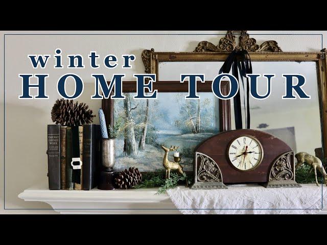 ALL THRIFTED! WINTER HOME TOUR 2024 | Home Decorating Ideas