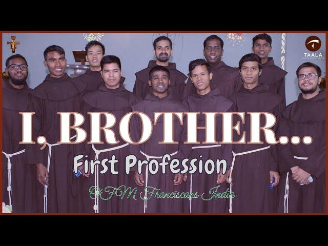 First Profession | Temporary Profession | OFM Franciscans India | Joy is Being Franciscan