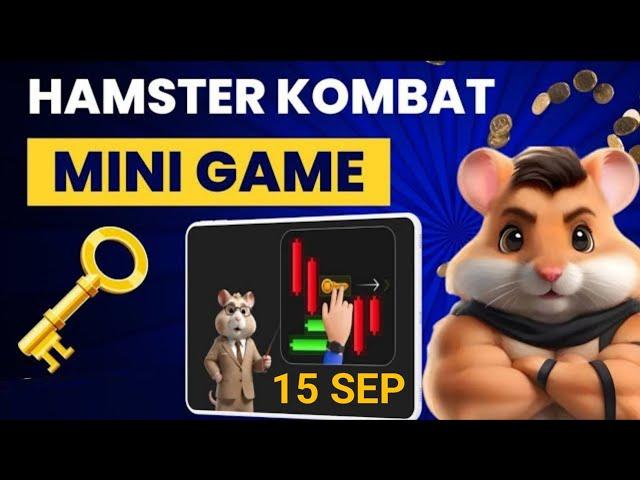 Hamster Kombat Key 15 September️|Hamster Kombat Today Key|Mini Game Hamster Kombat 15 September|Key