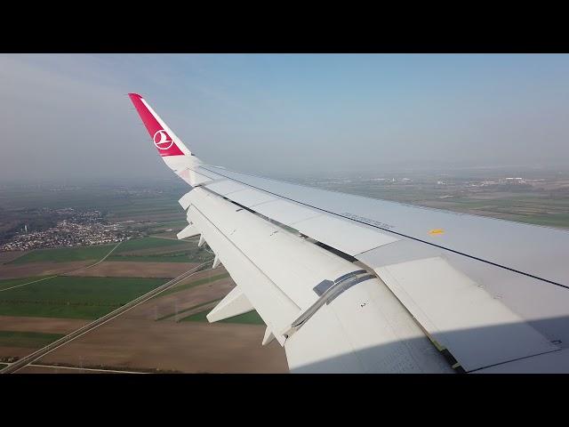 Turkish Airlines A321neo Landing in Vienna