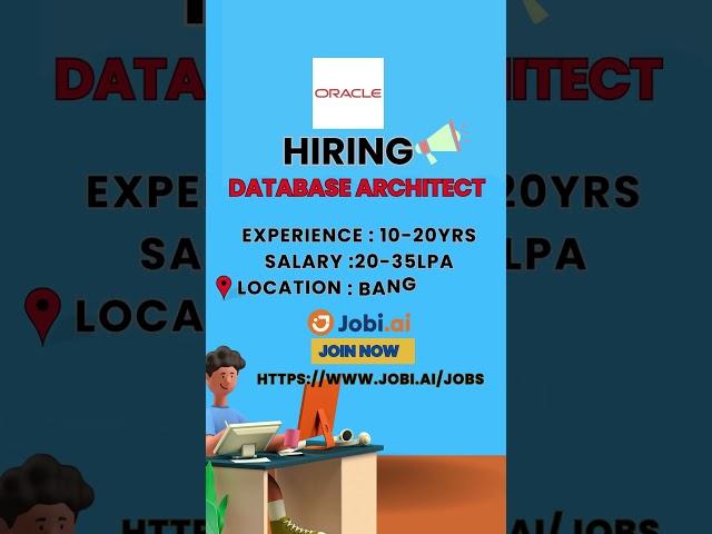 "Database Architect at Oracle | 10-20 Years of Expertise | Architecting Data Excellence!"