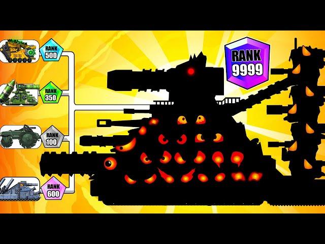 The World of KV54 ICE VS MEGA TANK - Cartoons about tank | Arena Tank Cartoon