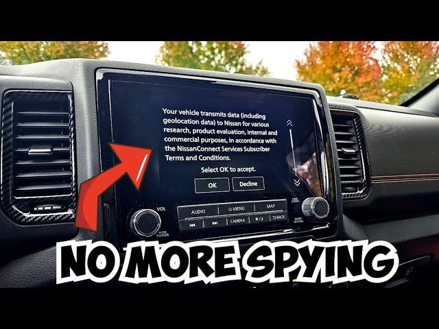 How To Stop NISSAN From SPYING On You! *DATA TRANSMISSION SHUT OFF*