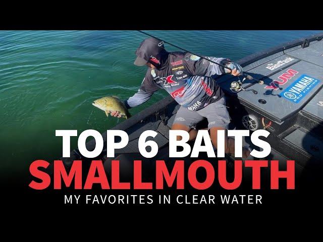 TOP 6 Smallmouth Baits for Clear Water (These Work EVERYWHERE!)