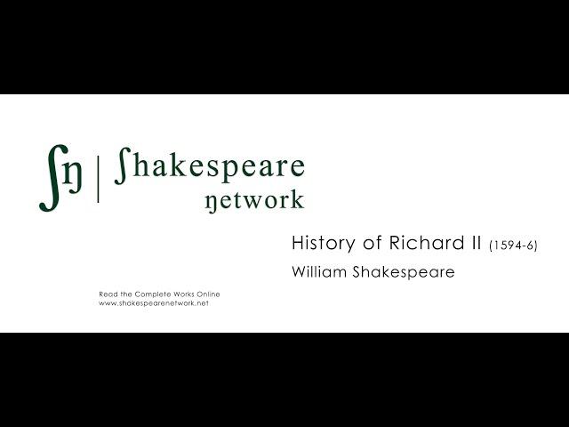 Richard II - The Complete Shakespeare - SN Audiobooks - Multiple Subs - High-Res - 4K