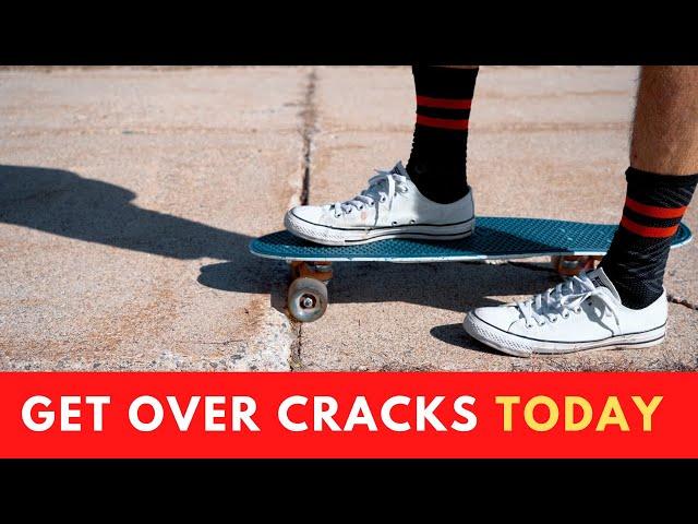 How to Skate Over Cracks for Beginners (without an Ollie)