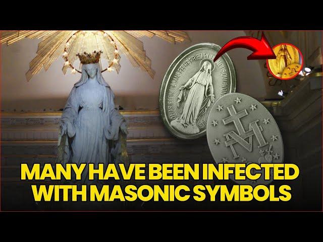 A MASONIC ATTACK HAS STRIKED THE MIRACULOUS MEDAL! MANY HAVE BEEN INFECTED WITH MASONIC SYMBOLS!