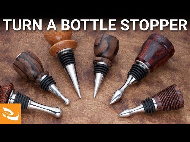 Turning a Bottle Stopper (Woodturning Project)