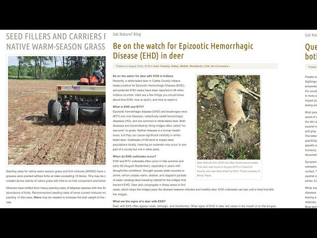 What Does Purdue Extension-Forestry and Natural Resources Offer?