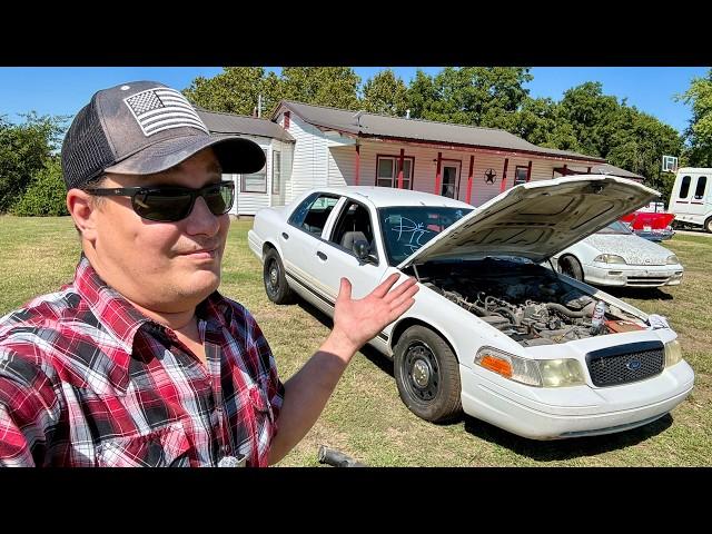 I Bought a $200 Flooded Police Car with Locked up Engine - Will it Run and Drive?