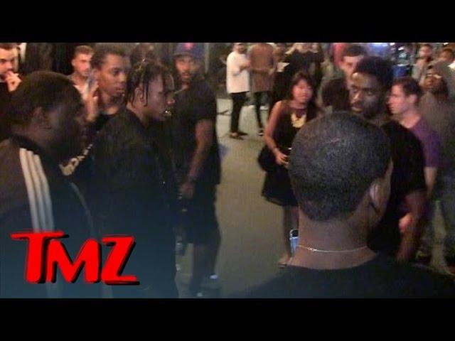 Rapper Travis Scott -- Lunges at Fan ... I'M Not A$AP Rocky! | TMZ