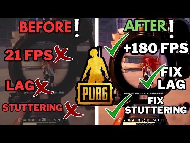 Unlock Insane FPS in PUBG 2024: Fix Lag & Stuttering NOW!