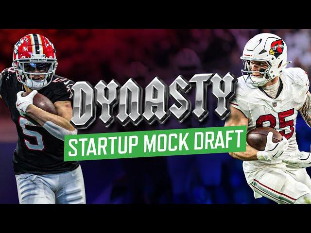 Dynasty Startup Mock Draft + The RB Waiting Game | Dynasty Fantasy Football 2025