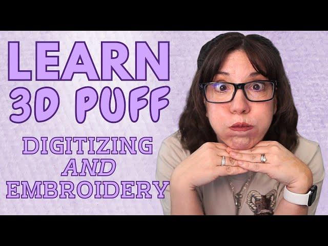 Learn 3D Puff Digitizing and Embroidery - Tutorial with Hatch Embroidery Program and Ricoma MT1501