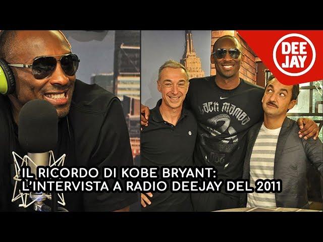 Kobe Bryant a Radio Deejay: l'intervista di Linus e Nicola Savino del 2011