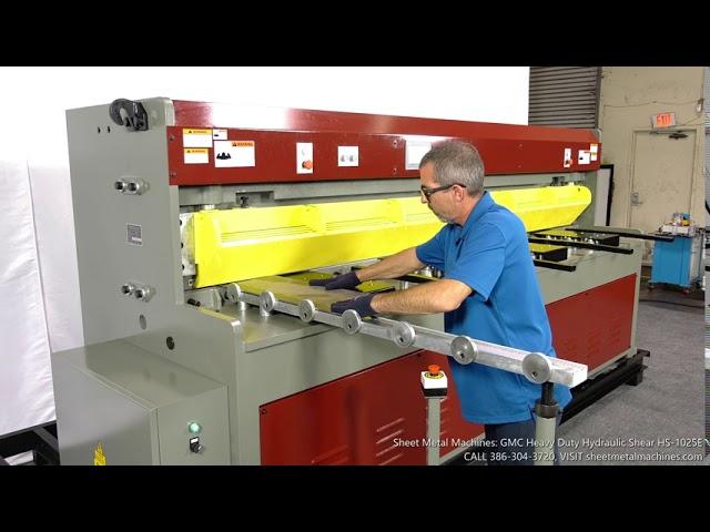 Sheet Metal Machines: GMC Heavy Duty Hydraulic Shear HS-1025E