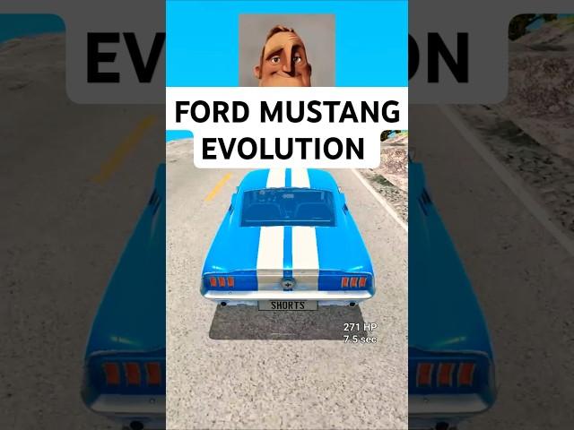Ford Mustang evolution 