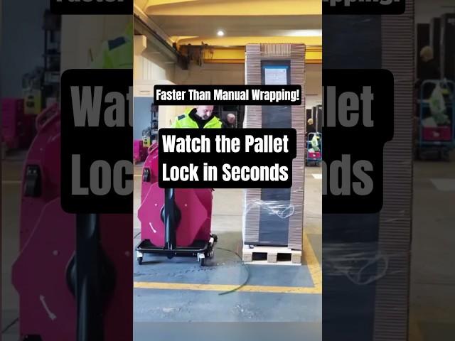 This Pallet Strapping Robot Is a Beast! ️