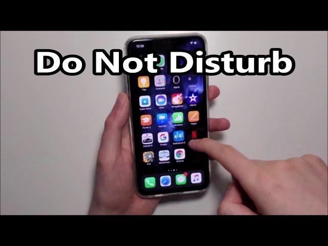 Do Not Disturb How to Turn On or Off iPhone 11