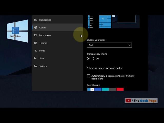 How to turn off Dark Mode in Windows 10