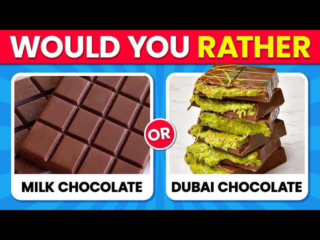 Would You Rather...? Chocolate Edition  Quiz Time