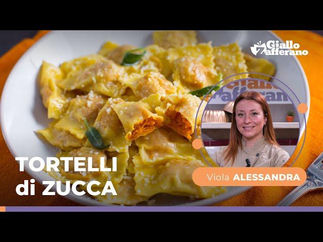 PUMPKIN TORTELLI – Authentic filled pasta recipe by Chef Alessandra Viola! 