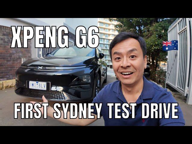 Real World Test Drive of RHD XPENG G6 in Sydney Australia 2024