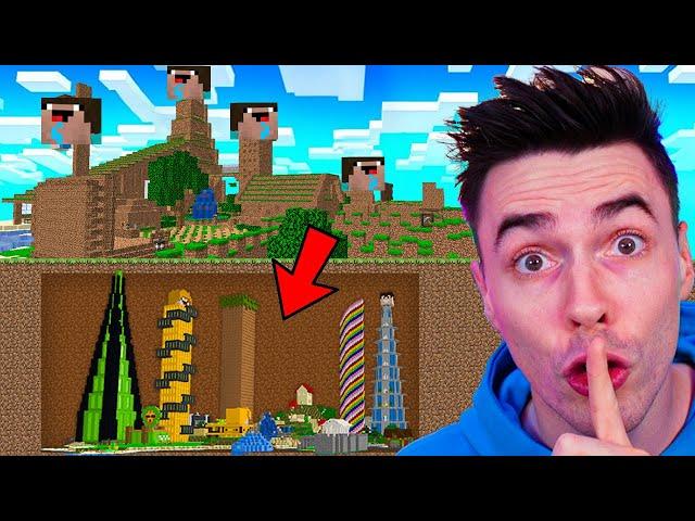 TAJNE WOJANOWICE POD WIOSKĄ NOOBKA w Minecraft!