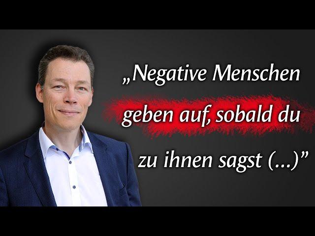 Wie negative Menschen dich nie mehr runterziehen (Igel-Trick)