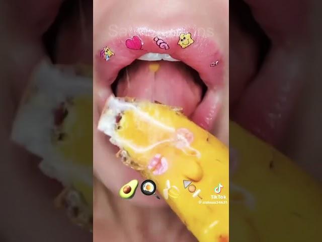 Asmr emoji food eating (from TikTok)