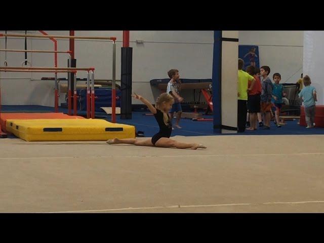 Rhythmic Gymnastics Practice - Floor Routine (Level 4)