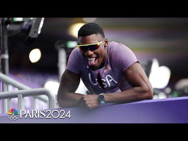 Fred Kerley shows patience while coasting into men's 100m semifinal | Paris Olympics | NBC Sports