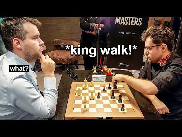 Levon Aronian's amazing King Walk to beat Nepo | WR Chess Masters 2023