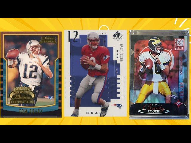 Top Tom Brady Cards sold on Ebay for March to June 2023