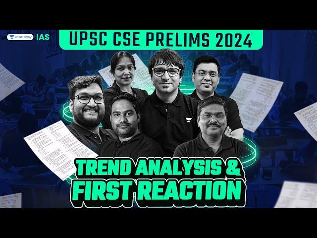 First Reaction on UPSC CSE Prelims 2024 Exam | GS Paper 1 | Trend Analysis & Cut-Off