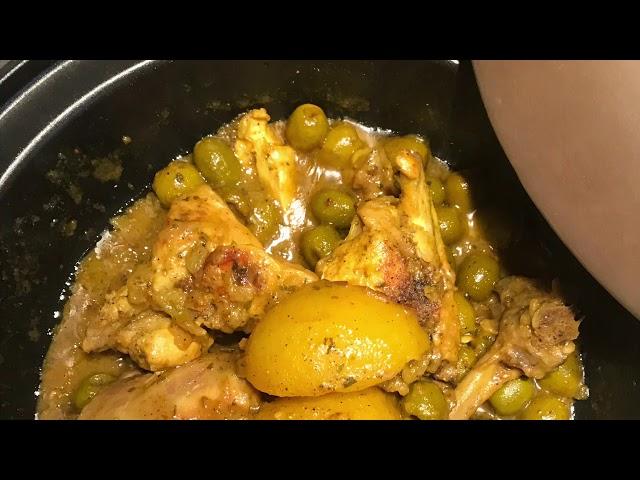 TAGINE POULET AUX OLIVES RAPIDE / FACILE ET TROP BON 