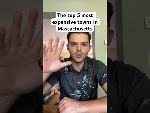 The top 5 most expensive towns in Massachusetts #shorts #massachusetts #realestate