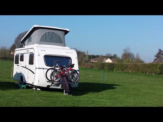 Towing whilst carrying bikes 4: FIAMMA CARAVAN ACTIVE A frame bike rack - use and review