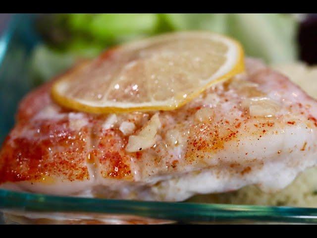 Easy Lemon Garlic Butter Baked Cod Fish Recipe