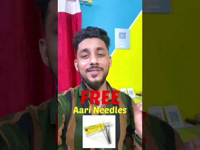 FREE Aari Needles | Aari work Class #shorts #youtubeshorts #viral #Aari #course #aariclass  #online