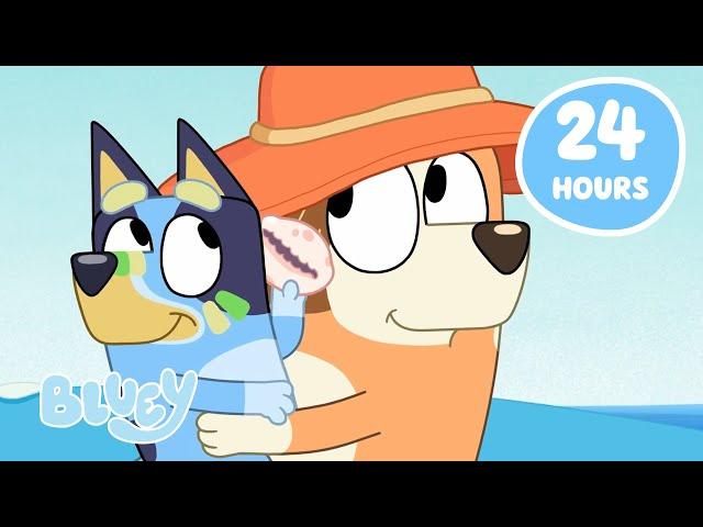 LIVE: 24 HOURS+ Bluey Episodes in HD! ️   | 18 FULL EPISODES | Bluey