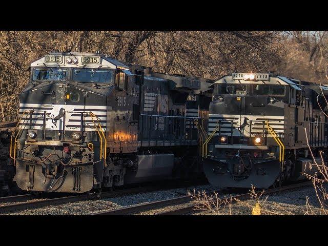 Winter on the Norfolk Southern Washington District, H Line, B Line, and Valley Line