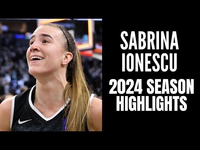 Sabrina Ionescu 2024 New York Liberty Highlights