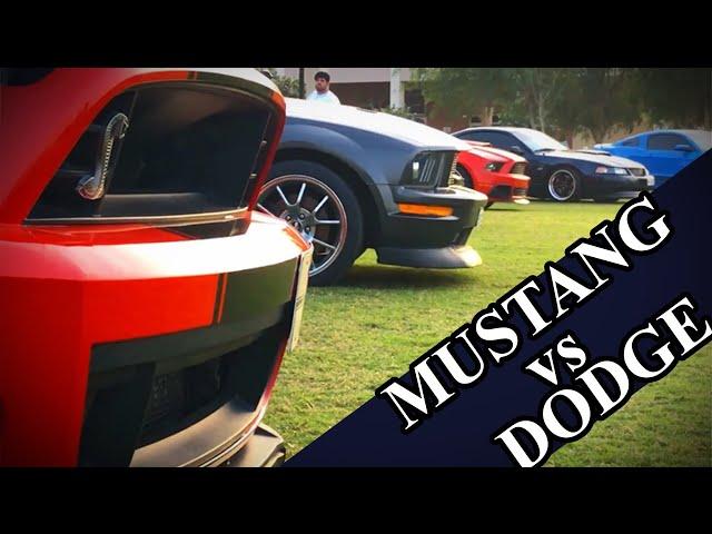 DODGE VS MUSTANG II DOMESTIC NOT DOMESTICATED