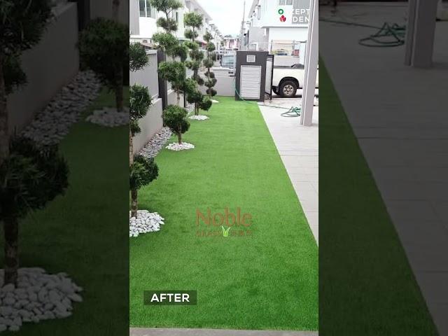 Change it to Artificial Turf | Landscape design malaysia