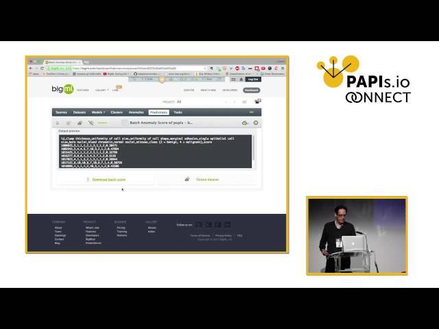 [Showcase] Predictive modeling and anomaly detection with BigML - David Gerster - #PAPIsConnect